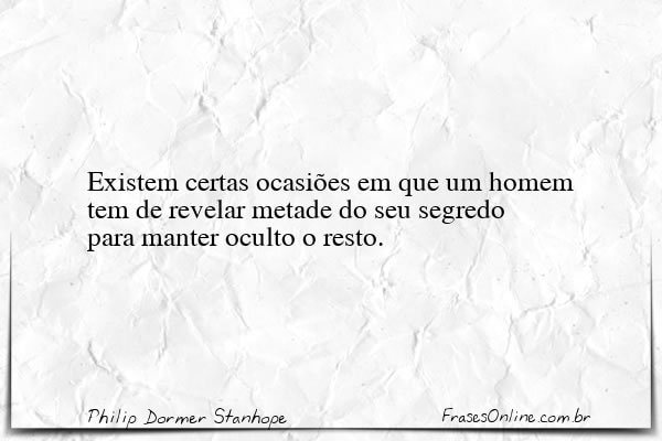 Frase de Philip Dormer Stanhope
