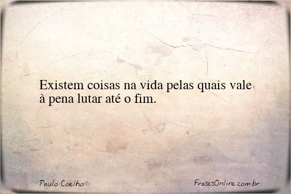 Frase de Paulo Coelho