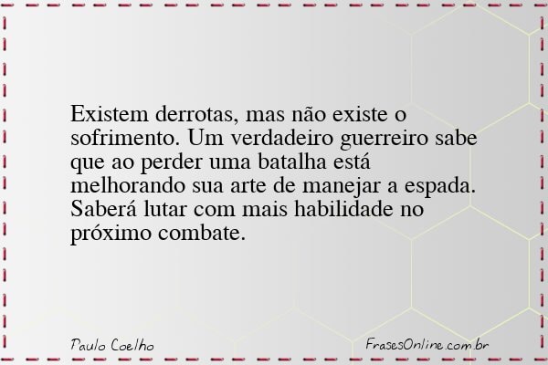Frase de Paulo Coelho