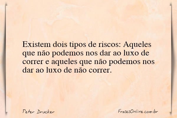 Frase de Peter Drucker