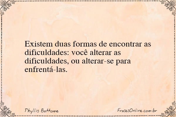 Frase de Phyllis Battome
