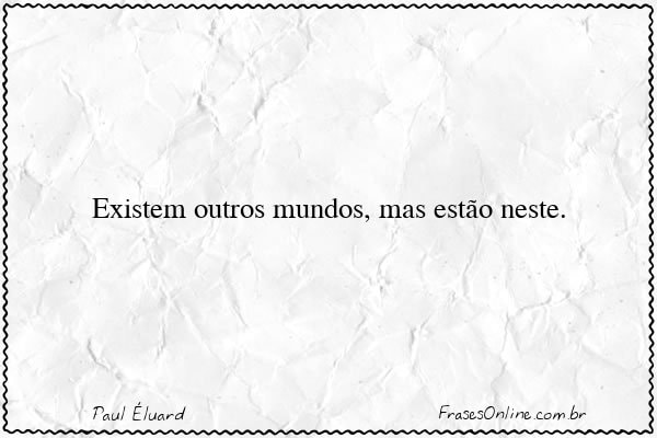 Frase de Paul Éluard