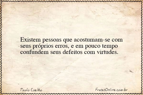 Frase de Paulo Coelho