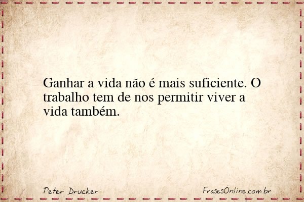 Frase de Peter Drucker