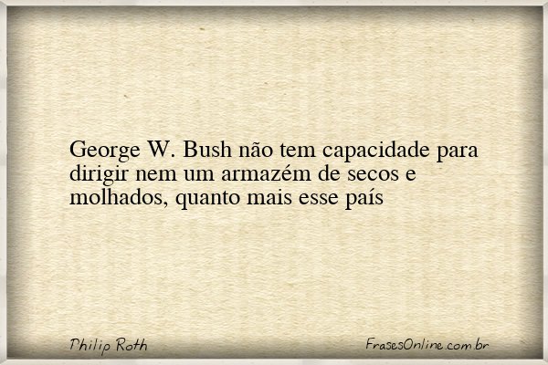 Frase de Philip Roth