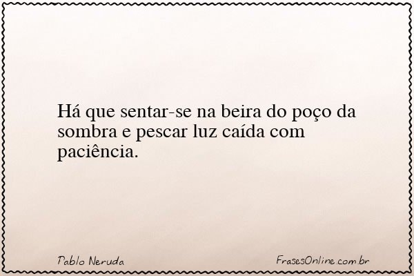 Frase de Pablo Neruda