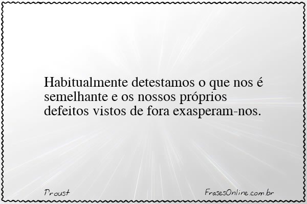 Frase de Proust