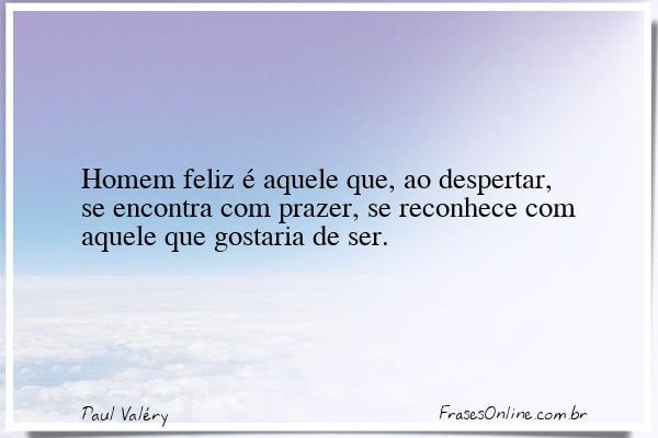 Frase de Paul Valéry