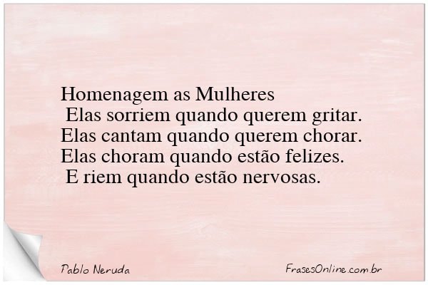 Frase de Pablo Neruda