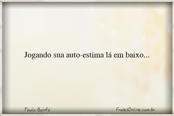 Frase de Paulo Bonfá