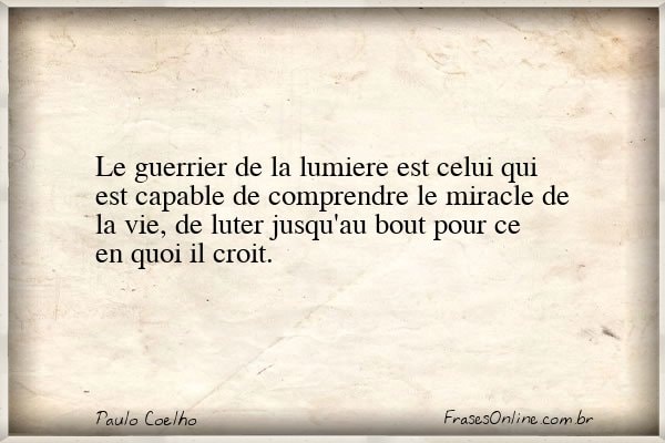 Frase de Paulo Coelho
