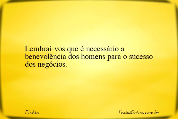 Frase de Platão