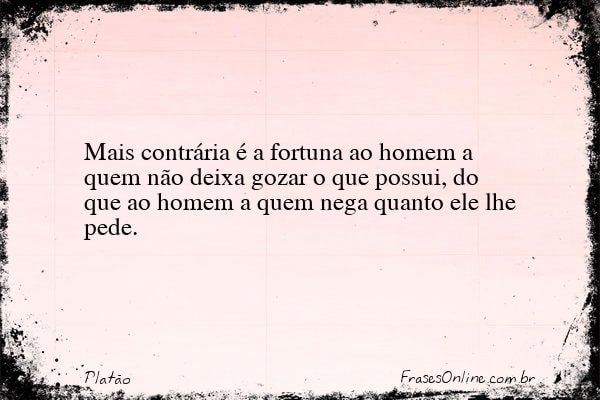 Frase de Platão
