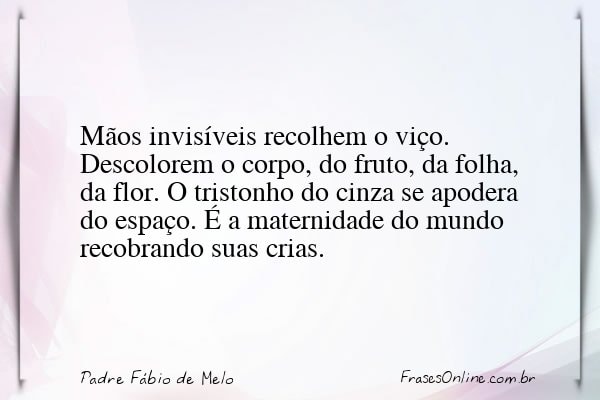 Frase de Padre Fábio de Melo