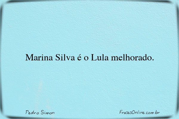 Frase de Pedro Simon