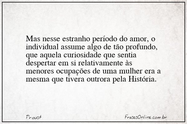Frase de Proust