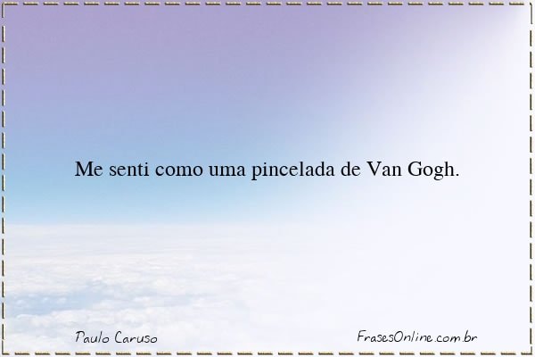 Frase de Paulo Caruso