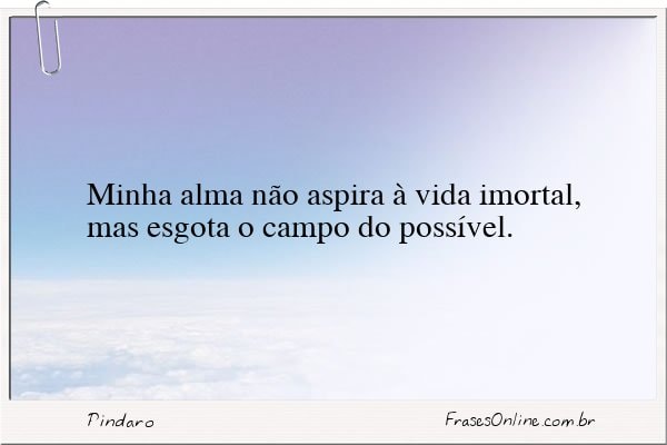 Frase de Pindaro