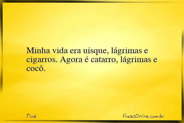 Frase de Pink