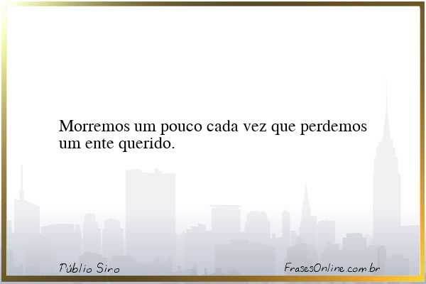 Frase de Públio Siro