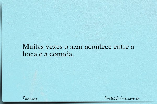 Frase de Pereira