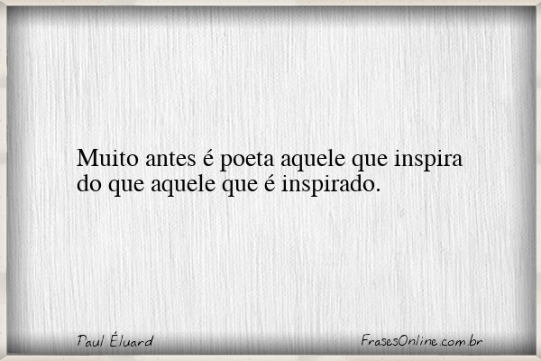 Frase de Paul Éluard