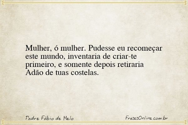 Frase de Padre Fábio de Melo