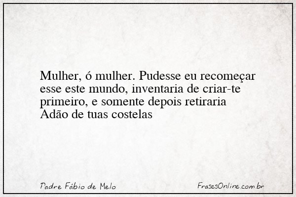 Frase de Padre Fábio de Melo
