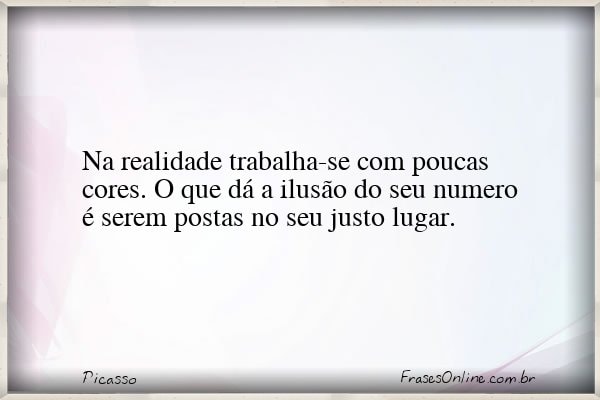 Frase de Picasso