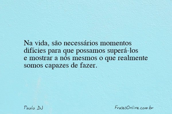 Frase de Paulo DJ