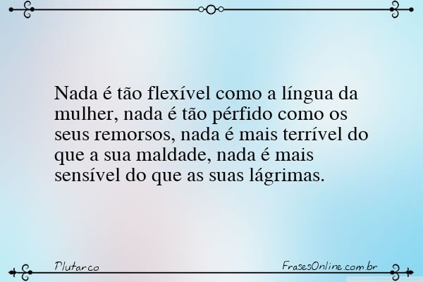 Frase de Plutarco