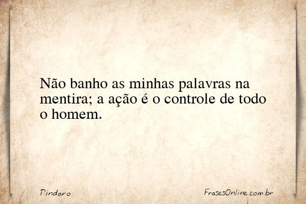 Frase de Pindaro