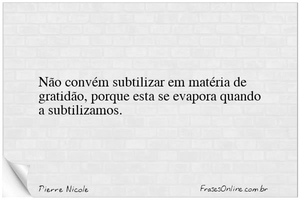 Frase de Pierre Nicole