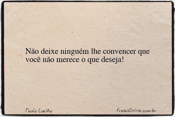 Frase de Paulo Coelho
