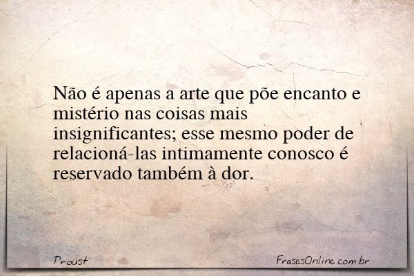 Frase de Proust