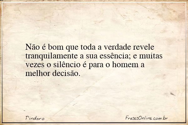 Frase de Pindaro