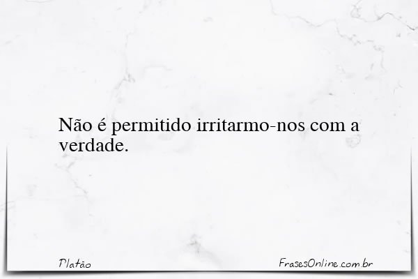 Frase de Platão