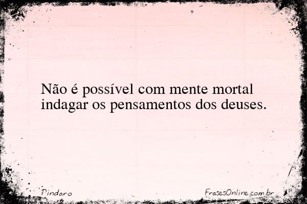 Frase de Pindaro