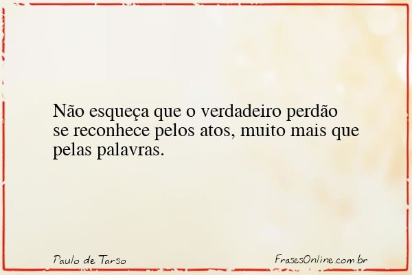 Frase de Paulo de Tarso