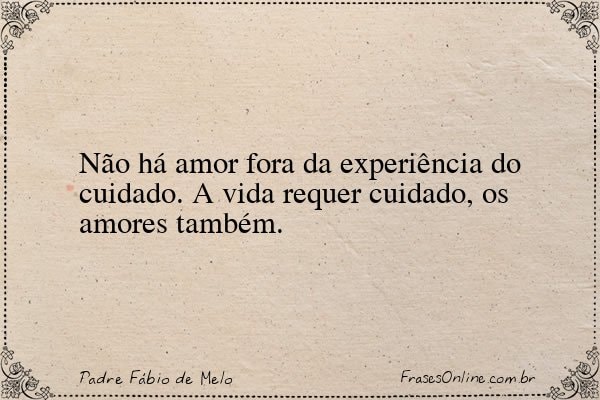 Frase de Padre Fábio de Melo