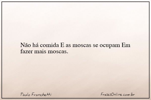Frase de Paulo Franchetti