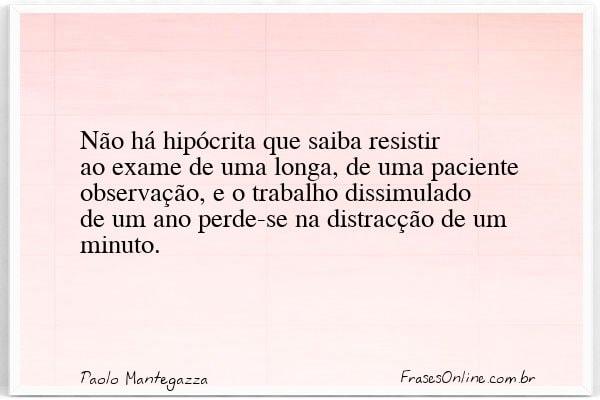 Frase de Paolo Mantegazza