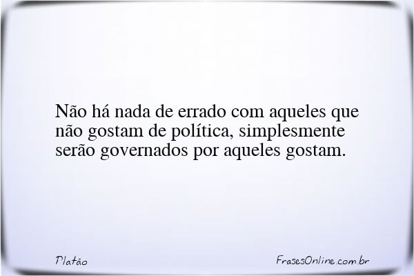 Frase de Platão
