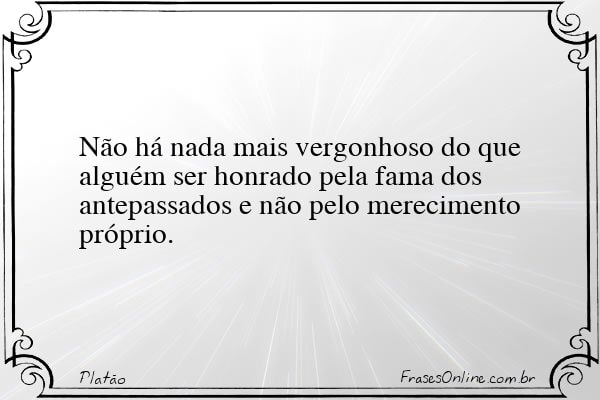 Frase de Platão