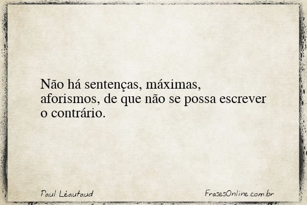 Frase de Paul Léautaud