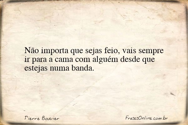 Frase de Pierre Bouvier