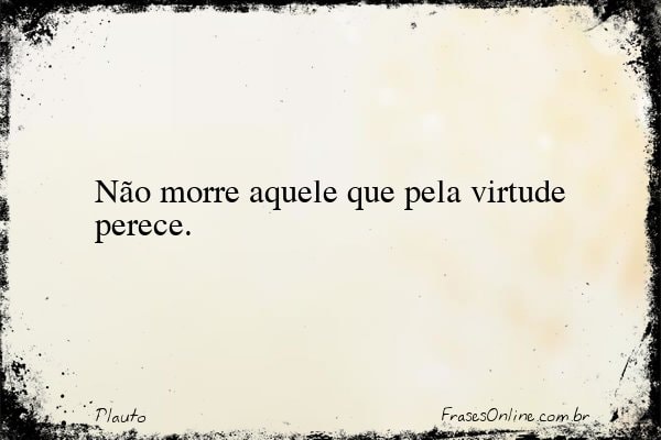 Frase de Plauto
