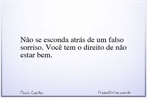 Frase de Paulo Coelho