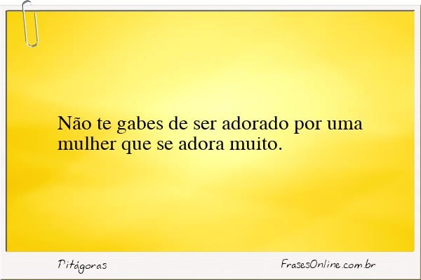 Frase de Pitágoras