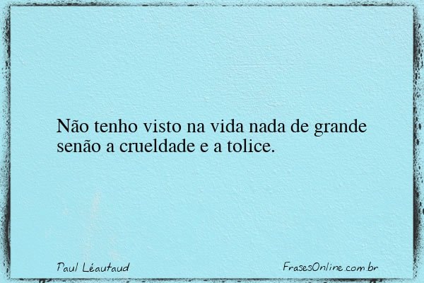 Frase de Paul Léautaud
